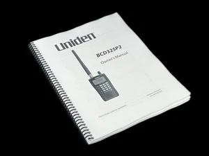 Uniden BCD325P2 Instructions Operating Manual User Guide Coil Bound - Picture 1 of 7