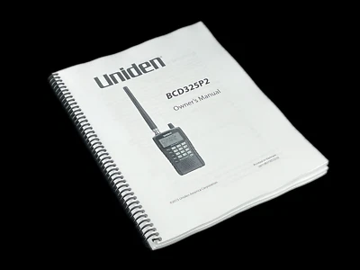 Uniden BCD325P2 Instructions Operating Manual User Guide Coil Bound - Image 1 of 4