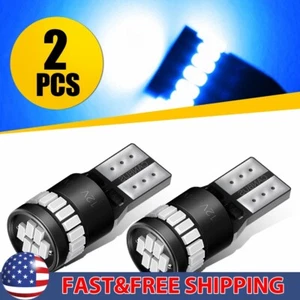 4pcs AUXITO T10 168 License LED Plate Light Bulbs Super Bright Blue 2825 194 W5W - Imagen 1 de 12