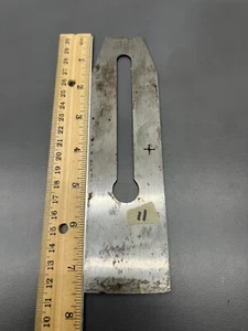 VINTAGE STANLEY BAILEY BEDROCK NO. 4 & 5 - 2" WIDTH BENCH PLANE IRON - VGC - USA - Picture 1 of 5