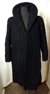 eleganter Pelzmantel - Persianer - Vintage -schwarz - Gr. 40 - Bild 1 von 14
