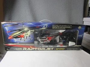 Protocol RAPTOR JET GYRO 3.5 Channel R/C RADIO CONTROL HELICOPTER PARTS USED - Picture 1 of 6