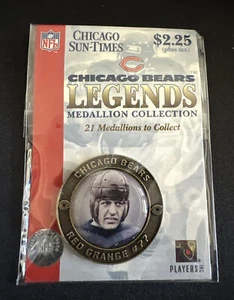 Red Grange Chicago Bears Sun Times Medallion - Picture 1 of 2