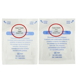 10pcs Dental Orthodontic Super Elastic Niti Arch Wire White Round Ovoid Form - Picture 1 of 20