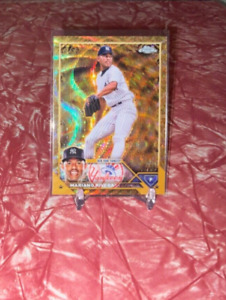 2023 TOPPS GILDED COLLECTION MARIANO RIVERA GOLD WAVE 18/75 NEW YORK YANKEES