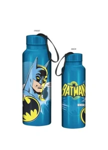 Batman Halftone Caped 27 oz stainless steel. Water Bottle with lid. - Picture 1 of 1