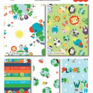Fisher Price Watch Me Grow 100% Cotton Fat Quarters Bundle 5 Pack 2835-00 - Picture 1 of 1