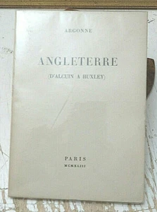 RESISTANCE/ANGLETERRE/ARGONNE/ED DE MINUIT/1943/ED CLANDESTINE/ - Imagen 1 de 1