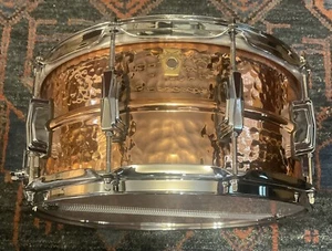 Ludwig 14x6.5 Copperphonic Hammered Snare Drum - Picture 1 of 10