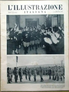 L'Illustrazione Italiana 30 Ottobre 1938 Caduta Canton Corea Pezzi Stratosfera - Picture 1 of 4