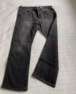 M&S blue harbour jeans grey black Leg 28 inch waist 36 inches straight nwot new - Picture 1 of 6