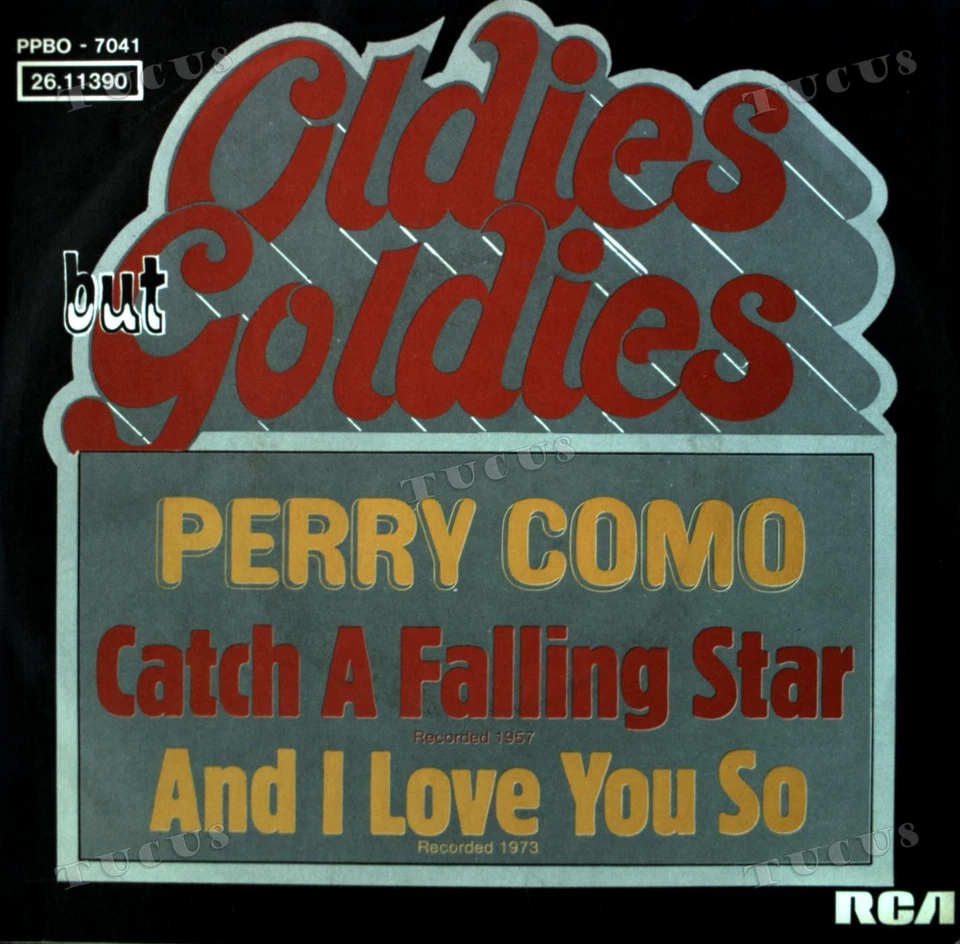 Perry Como - Catch A Falling Star / And I Love You So 7in (VG+/VG+) '* - Image 1 of 1