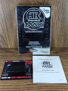 GAMEBOY ADVANCE Datel Action Replay Max BLACK Pokemon Ultimate Codes GBA/SP Rare - Afbeelding 1 van 11