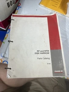 CASE IH RP & RPW DISK HARROW PARTS CATALOG - Picture 1 of 3