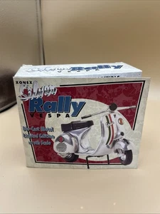 NEW Xonex Silver Rally Vespa Die-Cast Metal 1:12 Scale Limited Edition 1998 - Picture 1 of 6