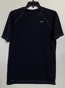Nike Dri-Fit T-Shirt Men’s Size Small Black Athletic Tee Lightweight  - Picture 1 of 6