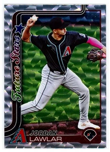 2025 Topps Silver Patterned Foilboard Jordan Lawlar Arizona Diamondbacks #452 - Picture 1 of 2