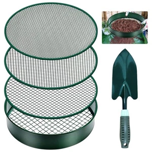 Soil Sifter 11.8 Fine Mesh Stainless Steel Soil Sifter for Gardening Compost - Picture 1 of 6