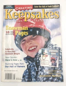 Creating Keepsakes Scrapbook Magazine December 2000 January 2001 - Imagen 1 de 8