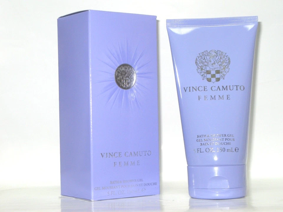 Gel de banho e banho Vince Camuto feminino 5,0 oz/150 ml novo na caixa lacrado - Lavagem corporal - Imagem 1 de 1