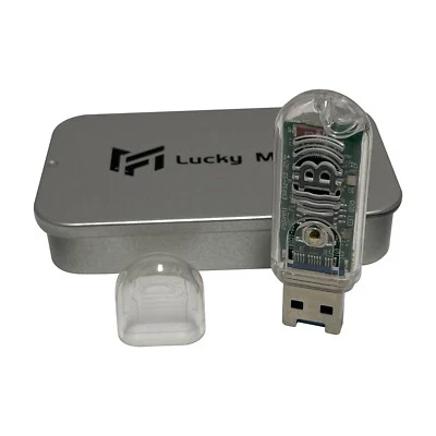 Lucky Miner LV03 73KH/s SHA-256 Bitcoin BTC Miner WIFI Solo Mining Lotto Device - Image 1 of 4