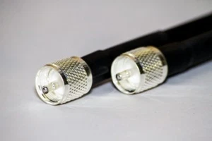 ABR Industries 18ft RG213/U Coax Jumper w/ PL259 Ends - Made in the USA! - Picture 1 of 1