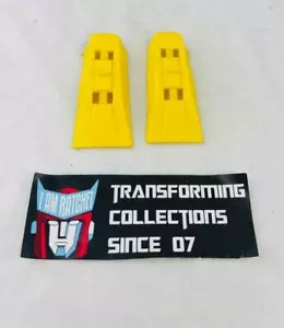 Transformers Original G1 1985 Omega Supreme Large Yellow Leg Clips - Picture 1 of 1