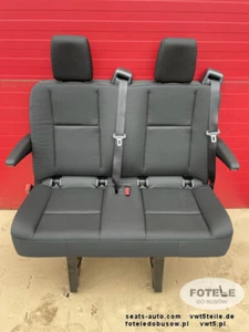 Mercedes Sprinter W907 Sitzbank Sitz Fahrgastraum Hinten Maturin isofix Armlehne - Picture 1 of 1