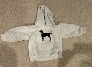 Heavy Black Dog Sweatshirt - Child's size XS, unisex, Boy or Girl - Picture 1 of 8