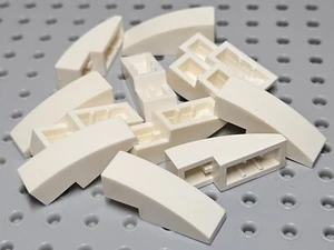 Lego Pendiente Curvo 3x1, Sin Tachuelas [50950] Blanco x12 - Imagen 1 de 7