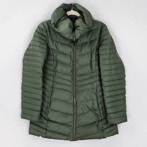 Marc New York Coat Womens Small Green Quilted Down Puffer Andrew Marc Winter - Picture 1 of 13