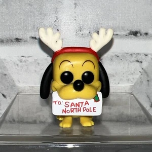Pluto Santa Letter Disney Funko Pocket Pop Mini 2" Figure Christmas Advent - Picture 1 of 2