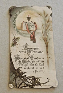 SOUVENIR OF MY ORDINATION TO THE PRIESTHOOD 1910 JOHN ARTHUR ROCHE #8 - Picture 1 of 2