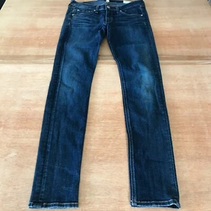 Rag & Bone Skinny Jeans Women 27 Blue Low Rise Woodford Stretch Preppy - Picture 1 of 12