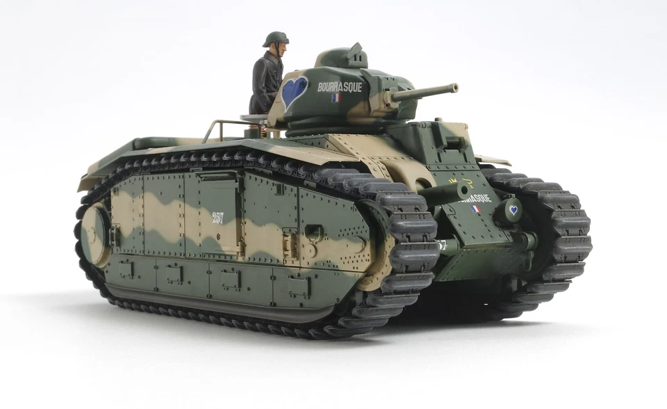 Tamiya 30058 - 1/35 French Battaglia Serbatoio B1 fino A (con Motore) - Nuovo - Immagine 1 di 1