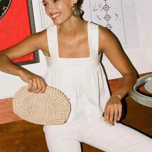 Tuckernuck NEW Embroidered Brighton Top MEDIUM Boho Preppy Cotton - Picture 1 of 11