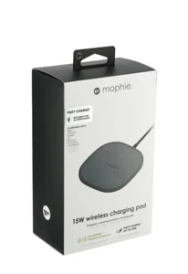 Mophie 15W Fast Charge Wireless Charging Pad for iPhones & Galaxy Phones - NEW ! - Picture 1 of 8