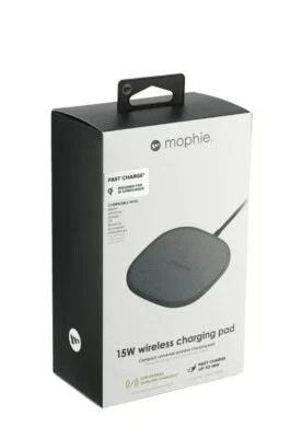 Mophie 15W Fast Charge Wireless Charging Pad for iPhones & Galaxy Phones - NEW ! - Image 1 of 4