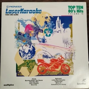 PIONEER Vintage Karaoke Laser Disc Musik Vol 18 Video Mitsingen 80er Pop Hit Rock - Bild 1 von 6