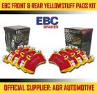EBC YELLOWSTUFF FRONT + REAR PADS KIT FOR VOLVO S60 1.6 TURBO 180 BHP 2010-