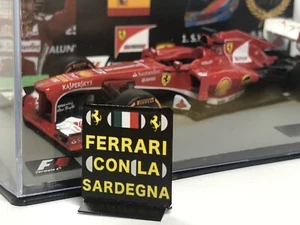 Pitboard 1:43 (Pizarra F1) / Fernando Alonso (Ferrari) 2013 (Con la Sardegna) - Picture 1 of 3