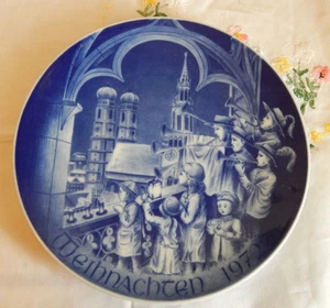 WEIHNACHTEN 1972 - CHRISTMAS PLATE FRAUENKIRCHE PETER'S CHURCH, MUNICH BAREUTHER - Bild 1 von 3