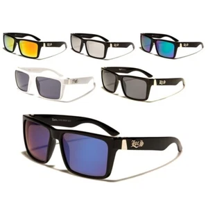 LOCS Sunglasses Retro Style Mirror Lenses Sport Baseball Golf Plastic Frames Men - Picture 1 of 10