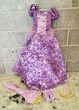 Rapunzel Barbie Doll PRINCESS WAND & PINK/PURPLE GOWN DRESS ~ SHOES ~ CROWN 2009