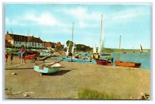 Postcard Overy Staithe Norfolk sailing boats