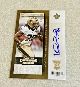 2013 Panini Contenders RC Auto #154 Khiry Robinson Saints - Picture 1 of 2