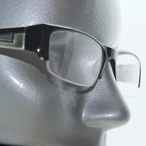 Bold Boss Chunky Black Top Frame Gafas de lectura de lentes invisibles + 1.75 Fuerza - Imagen 1 de 4