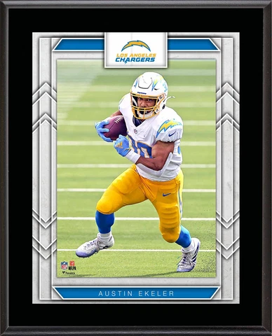 Austin Ekeler Los Angeles Chargers 10.5" x 13" Player Sublimated Plaque Cover