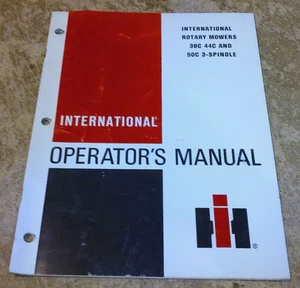 1980 international rotary lawn mowers operators manual very good used - Picture 1 of 2