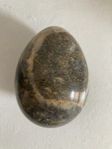 Huevo decorativo grande de piedra de ónix - piedra / cristal - adorno - Imagen 1 de 7